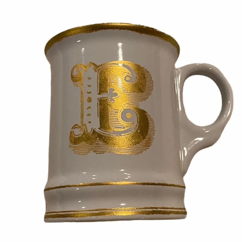 William Sonoma E Mug 14 Oz Coffee Cup